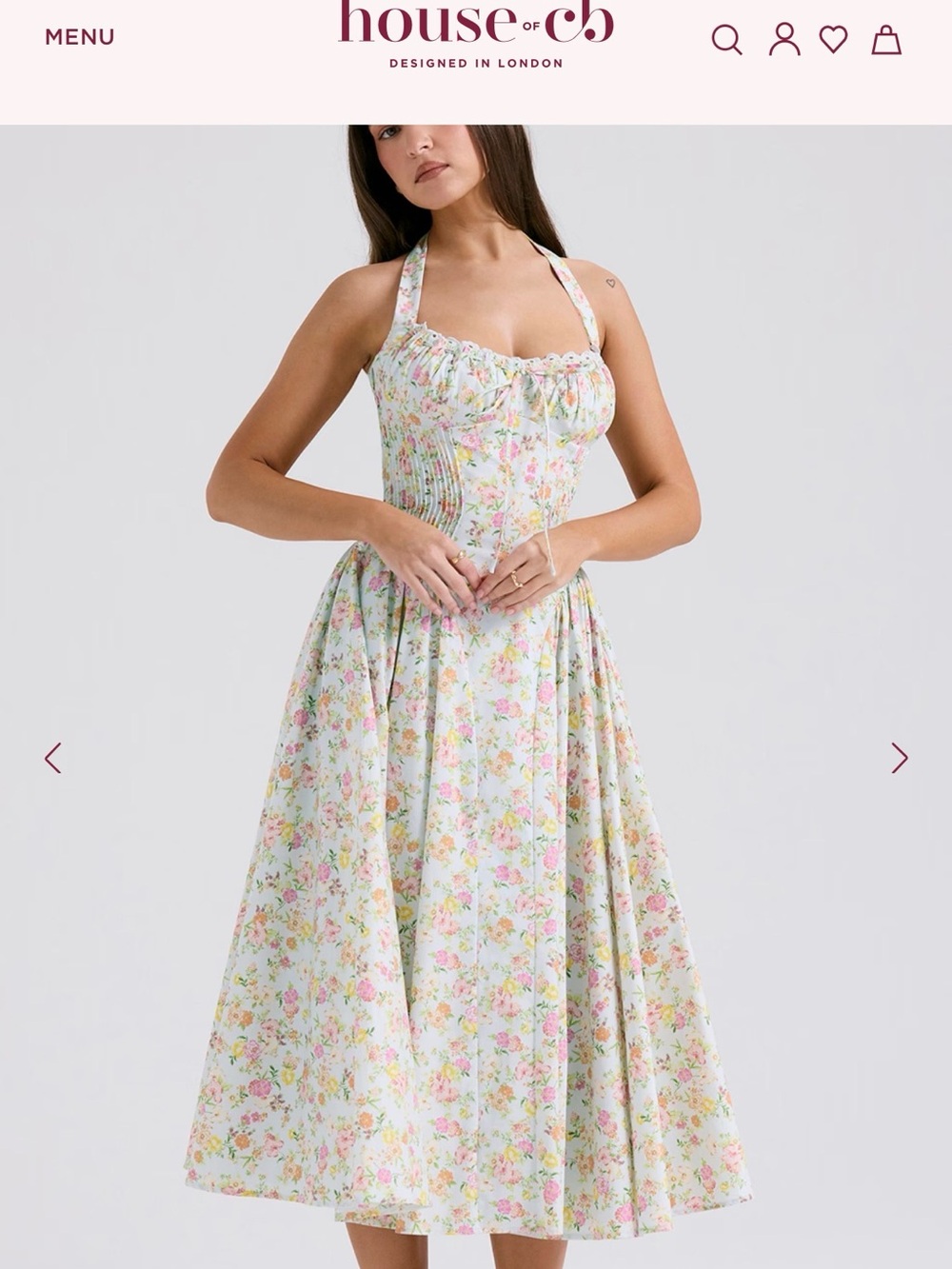 House of CB Adabella Pale Blue Meadow